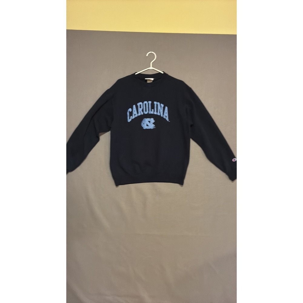 Vintage Champion UNC North Carolina Tar Heels Navy Blue Sweatshirt